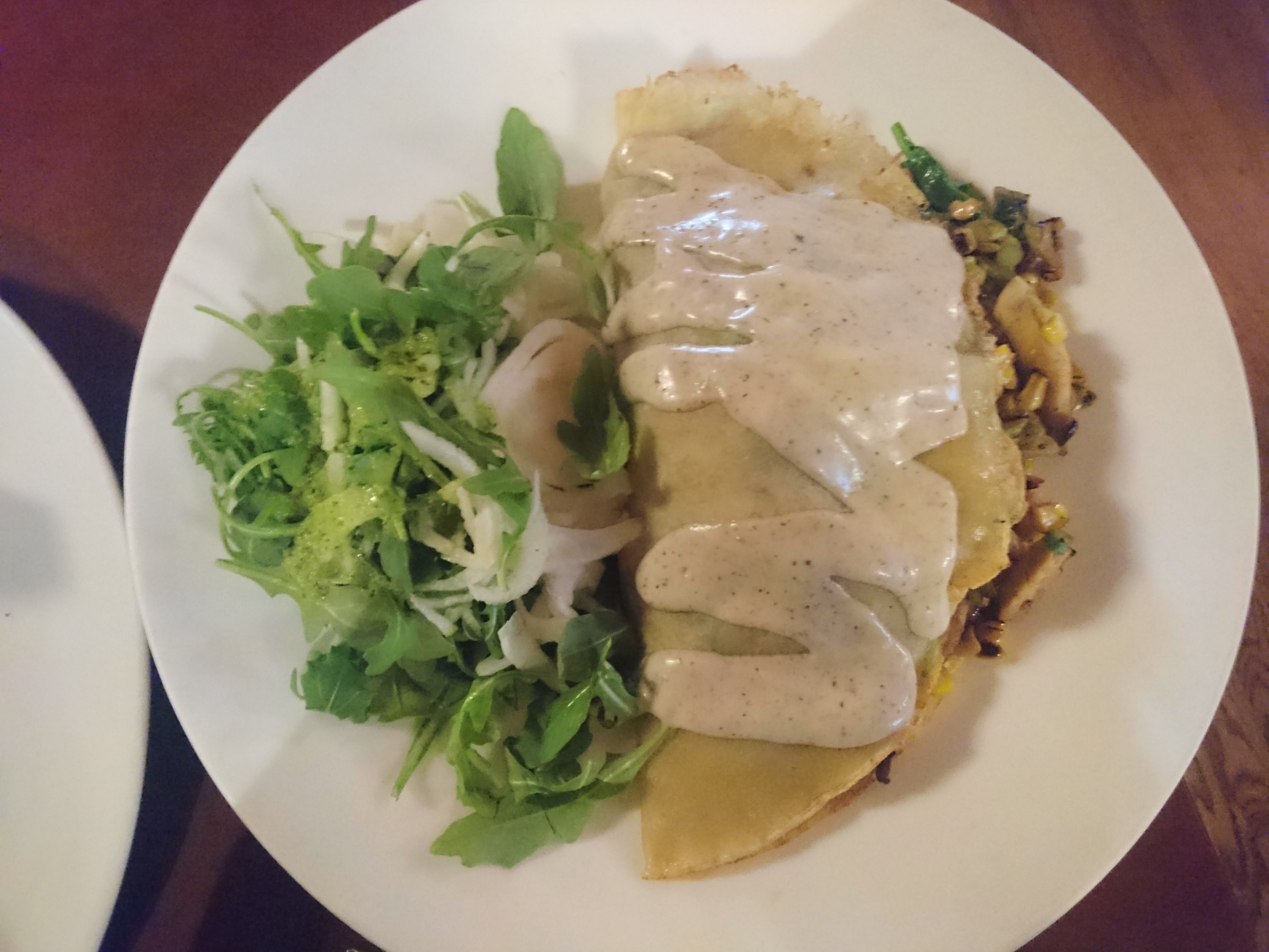 Wild Mushroom Crepe